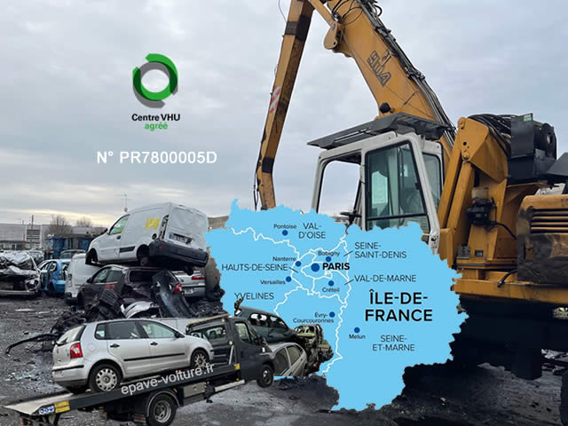 Casse auto Paris et Île-de-France : enlèvement, recyclage et pièces détachées