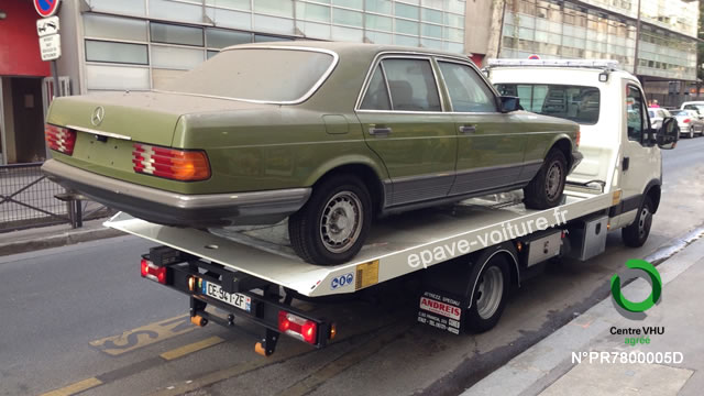 Enlèvement d'épave gratuit à Paris et en Île-de-France