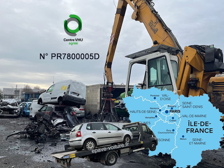 Reprise épave de voiture Reprise épave de voiture