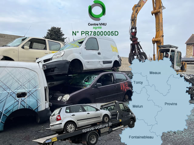 Enlèvement d'épave gratuit Paris 75