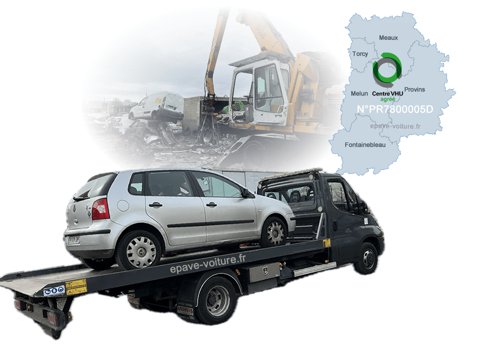 Epaviste Seine-et-Marne 77 : Enlèvement épave gratuit