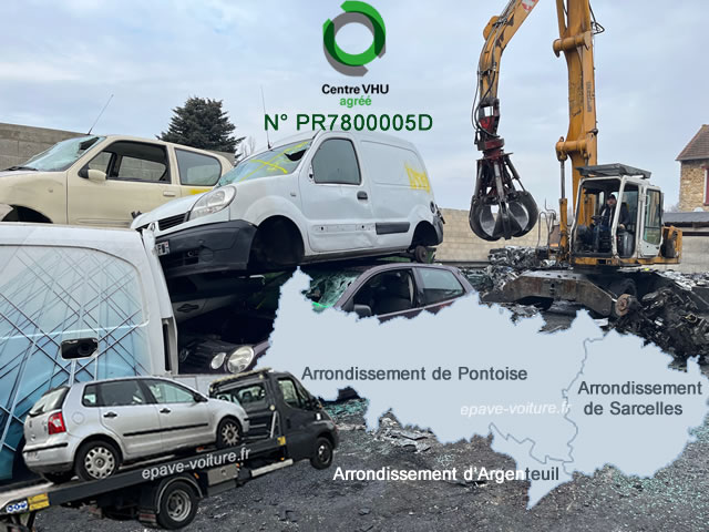 Enlèvement d'épave gratuit Val-d'Oise 95