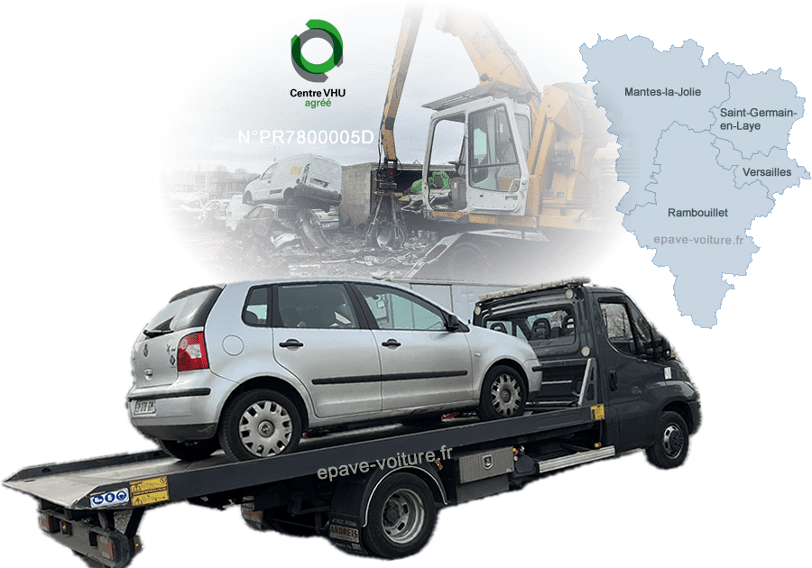 Epaviste Yvelines 78 : Enlèvement épave gratuit